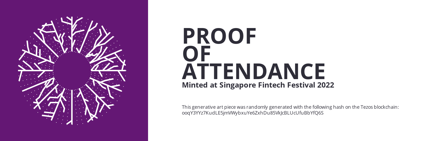 SFF2022 Proof of Attendance Token #1628 static token preview