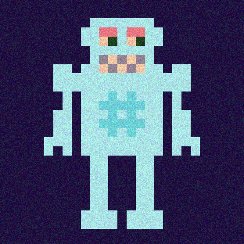 Pixelbots #12 static token preview