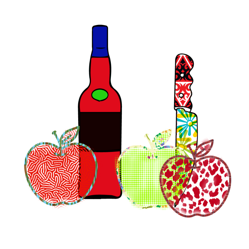 bottle and apples #6 static token preview