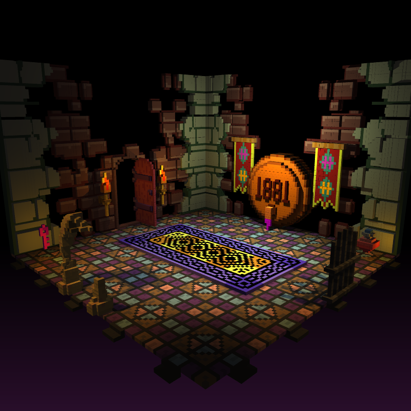 8-bit Dungeons #15 static token preview