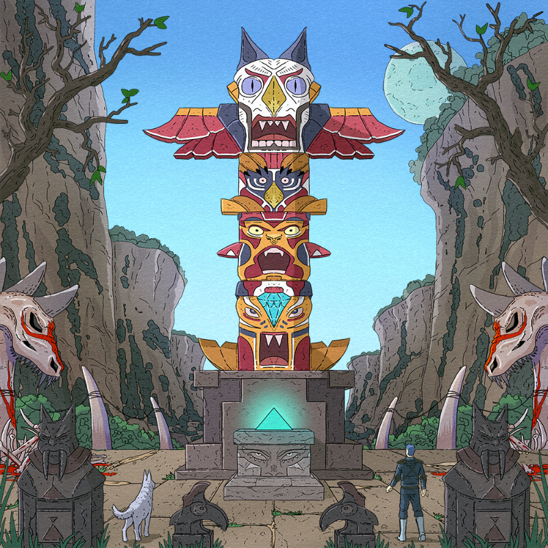 Lost Gods: Adventures of K&K #4 static token preview