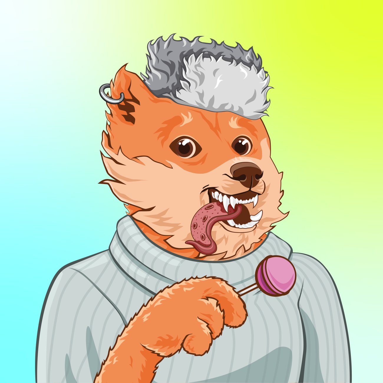 Peach Doge #3 static token preview