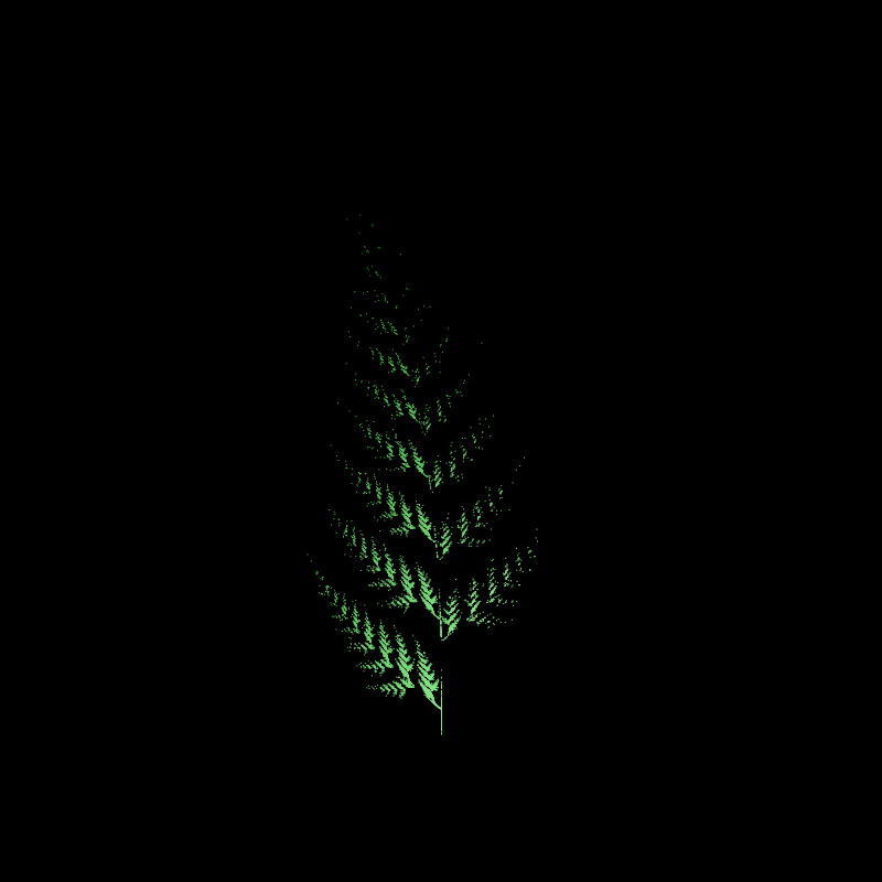 Fractal Leaves #19 static token preview