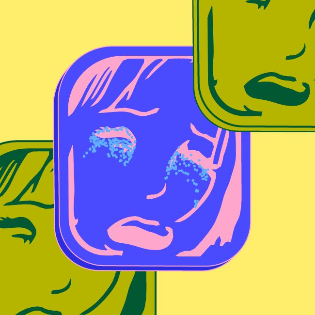 Card in the box "Crying girl" #1 static token preview