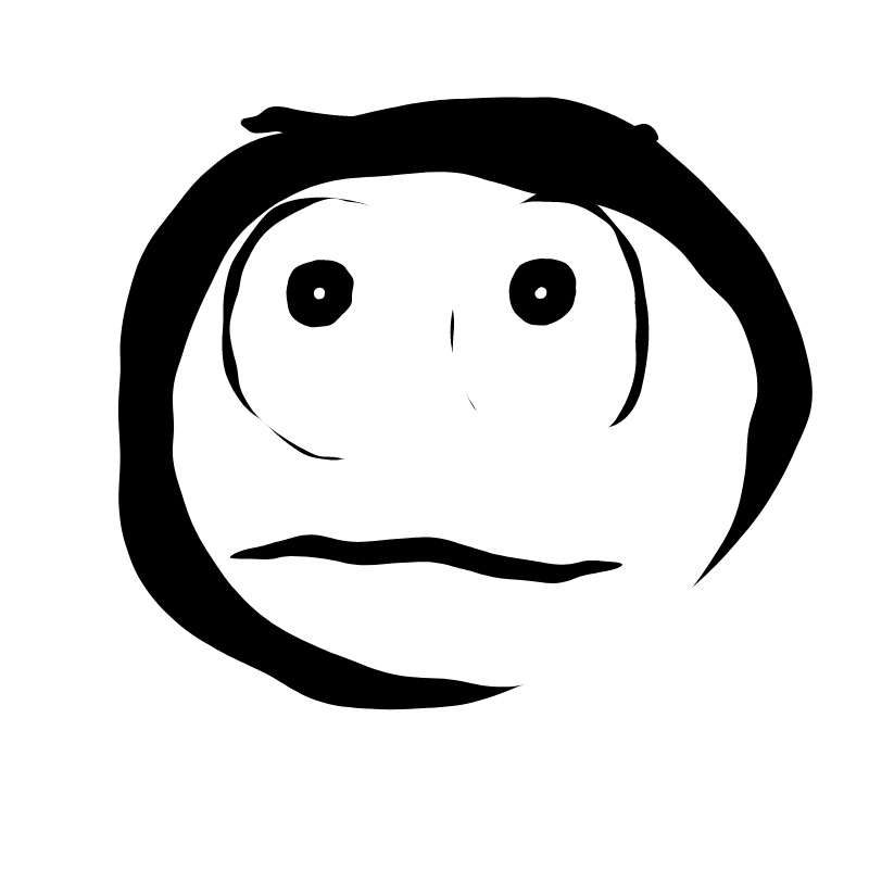 Ink Face Sketch #6 static token preview