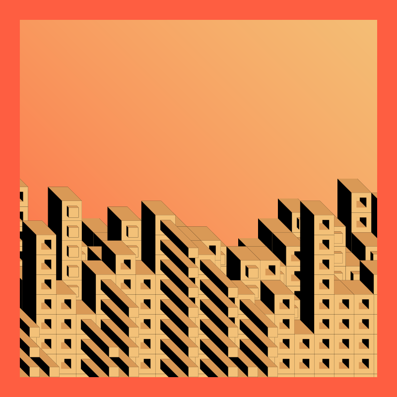 Cube City - Upside Down #21 static token preview