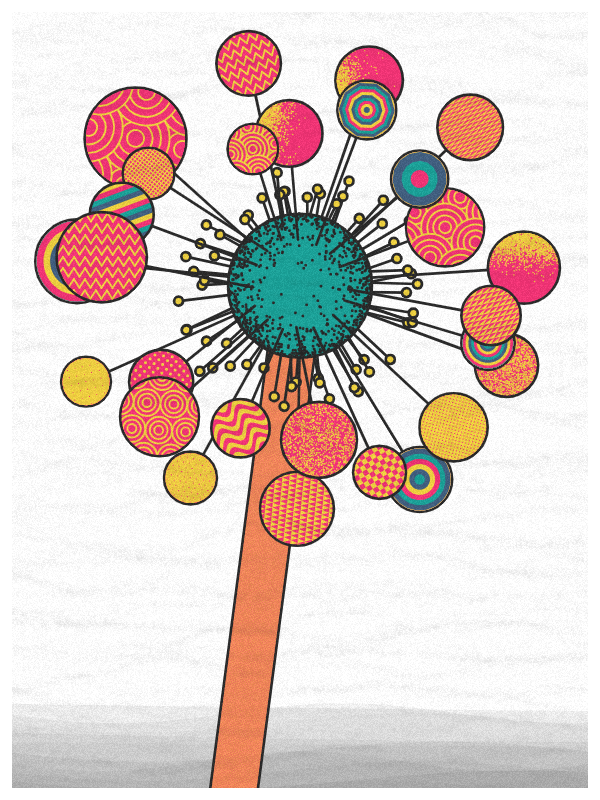 Abstract Dandelion #3 static token preview