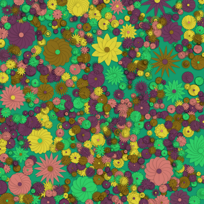 Flower garden #3 static token preview