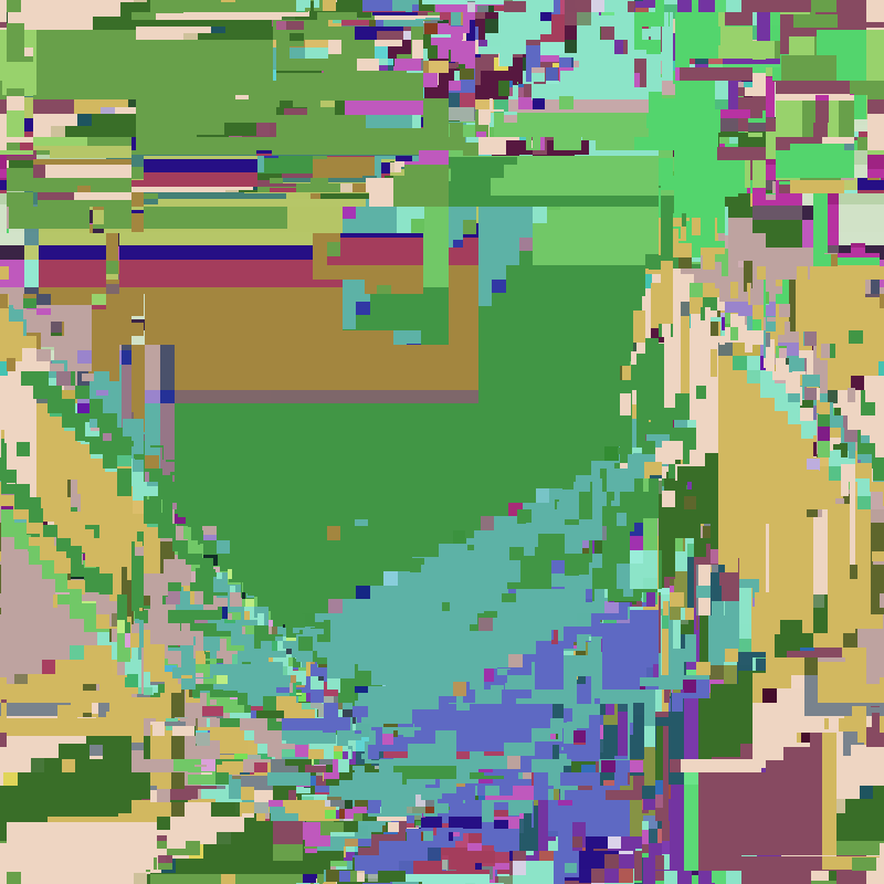 Cascade automata, pixel nature #10 static token preview