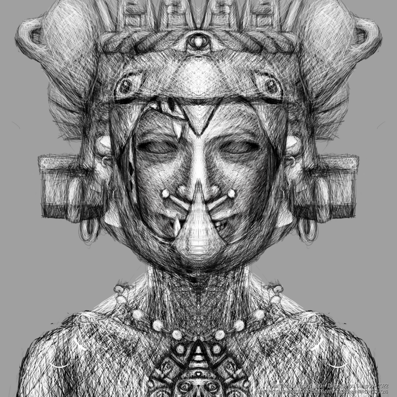 One Tezo Drawings_310+ #22 static token preview