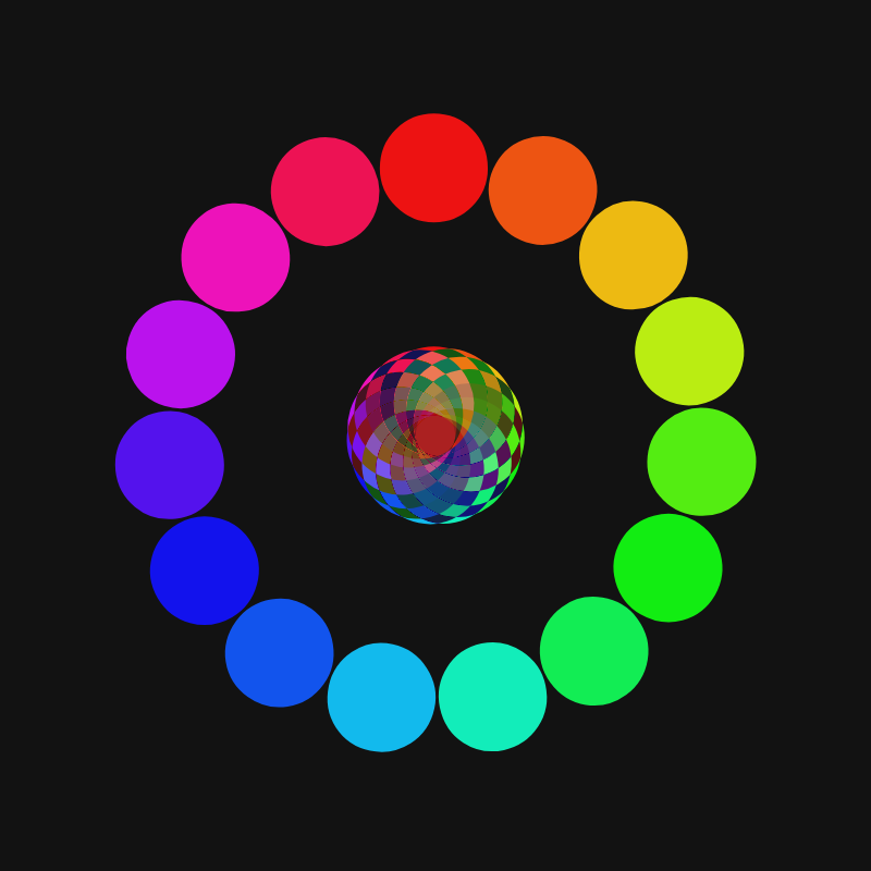 Harlequin's Wheel #9 static token preview