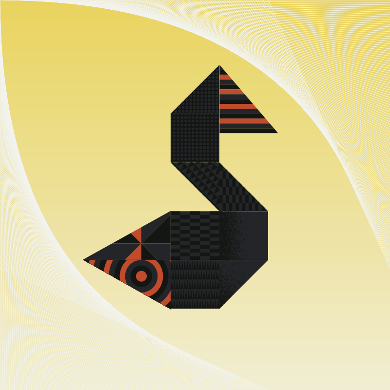 Generative Swans 2 #7 static token preview