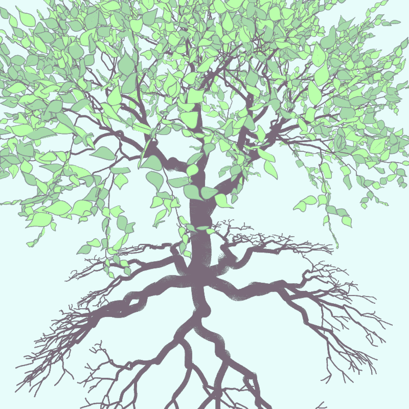 Multi angle control 3D fractal tree #4 static token preview