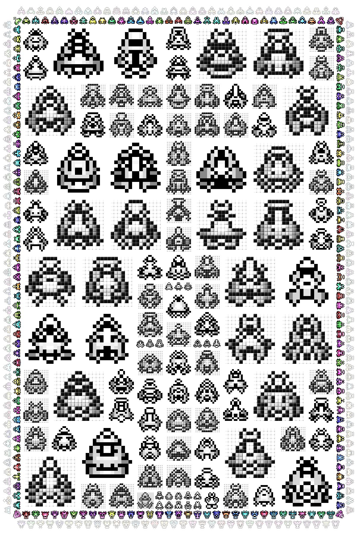 Pixel Spaceships #7 static token preview