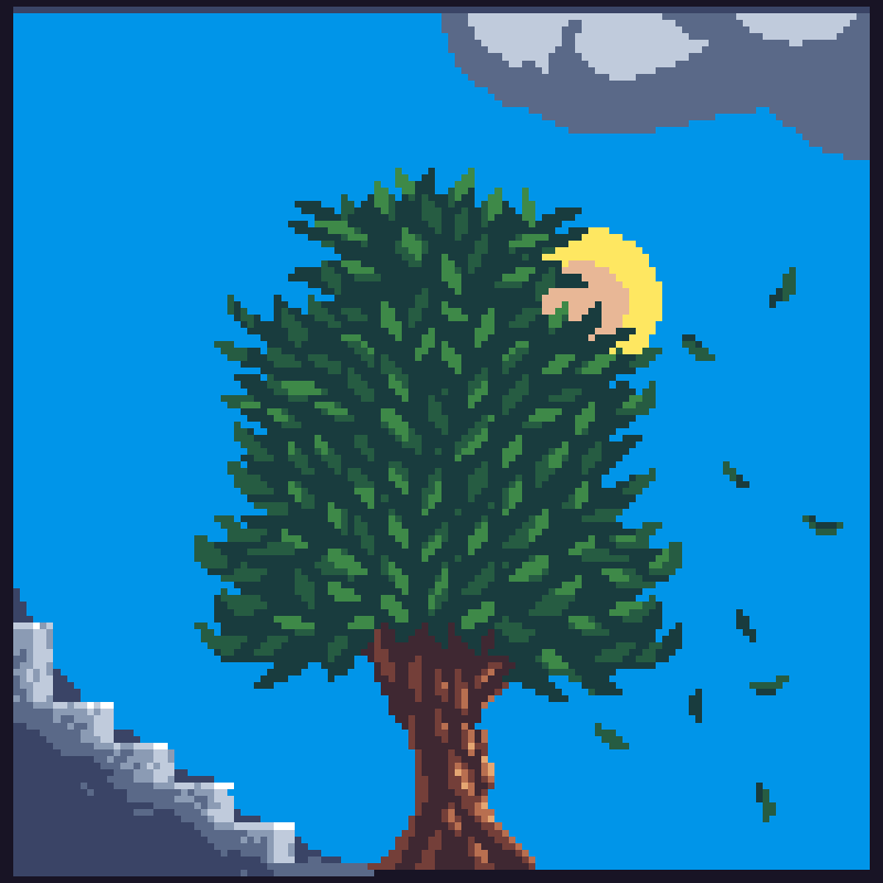 Windy Day Under Tree #1 static token preview