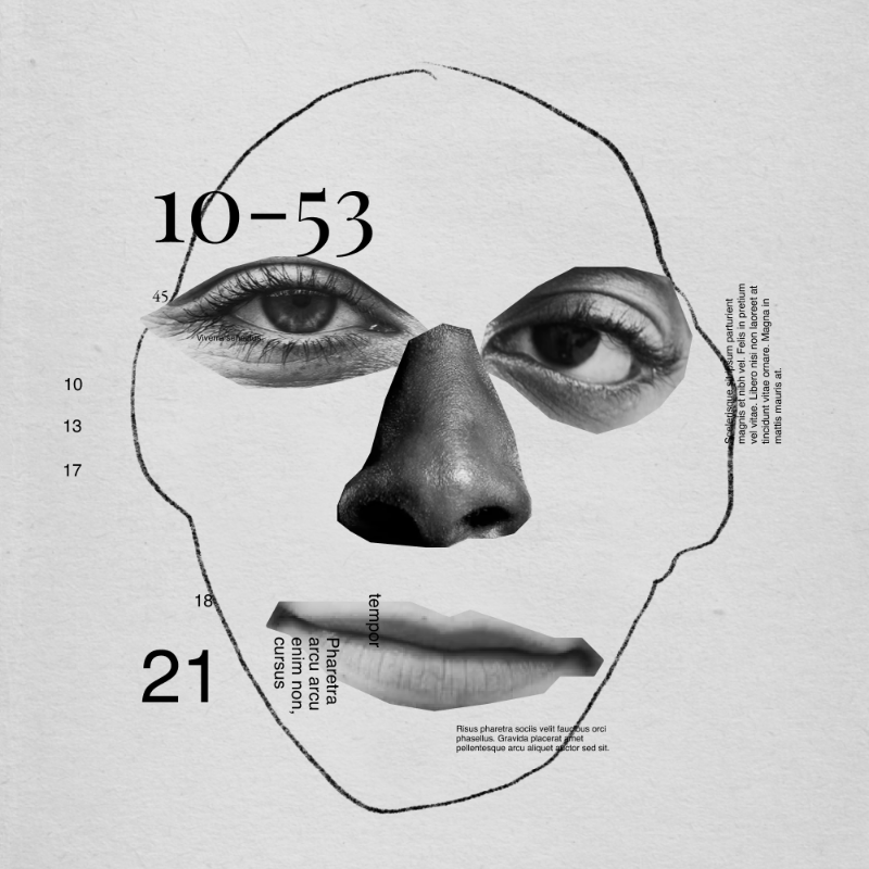 Collage faces #15 static token preview