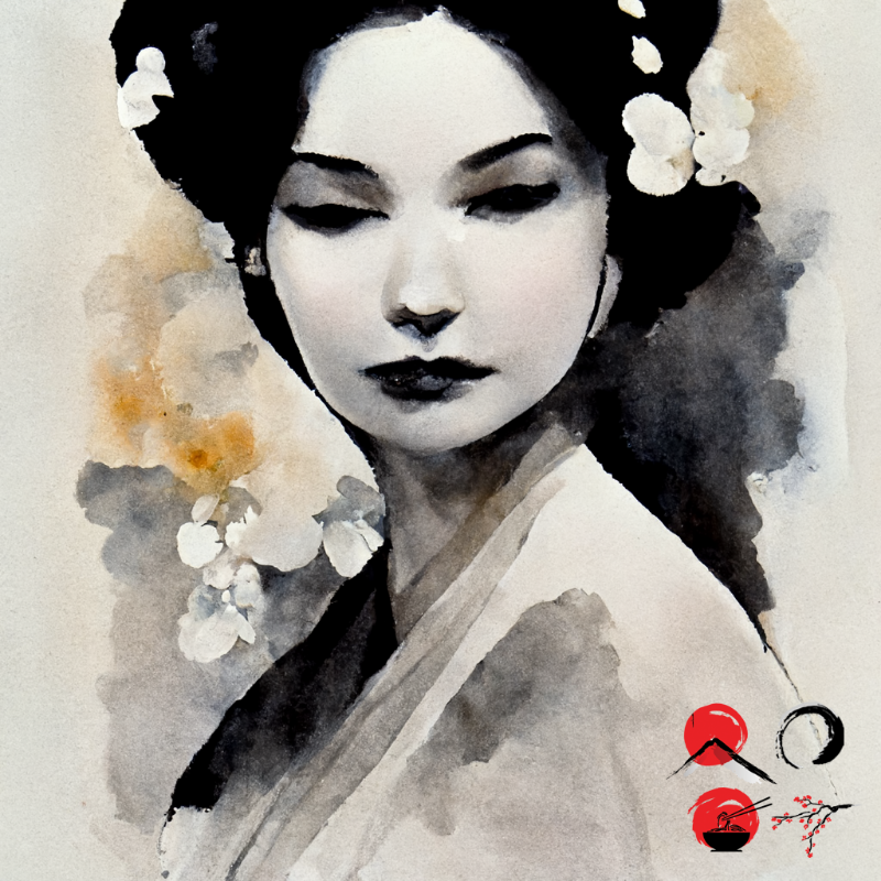 Winter Geisha #10 static token preview