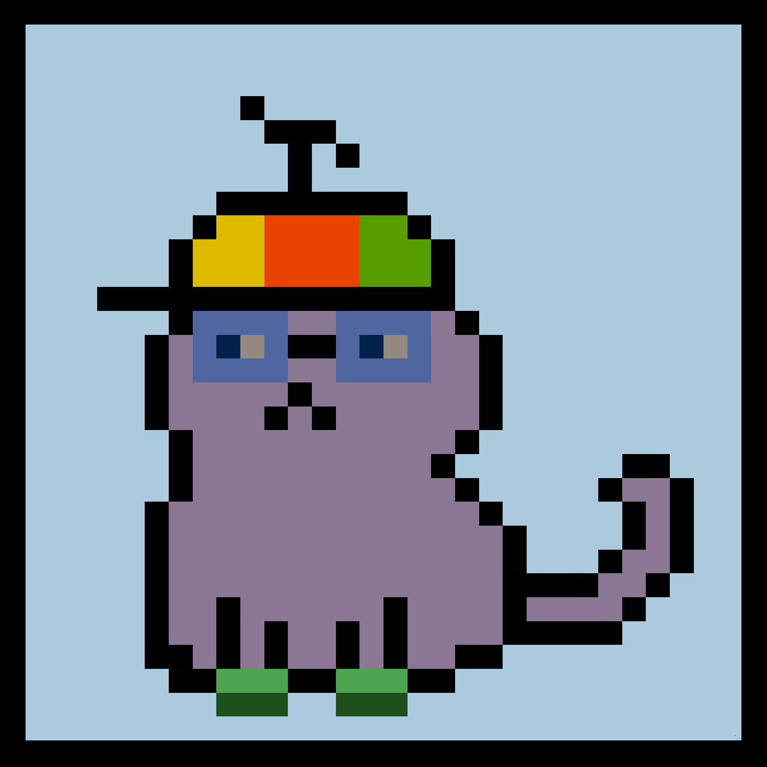 Lazy Kitties #17 static token preview