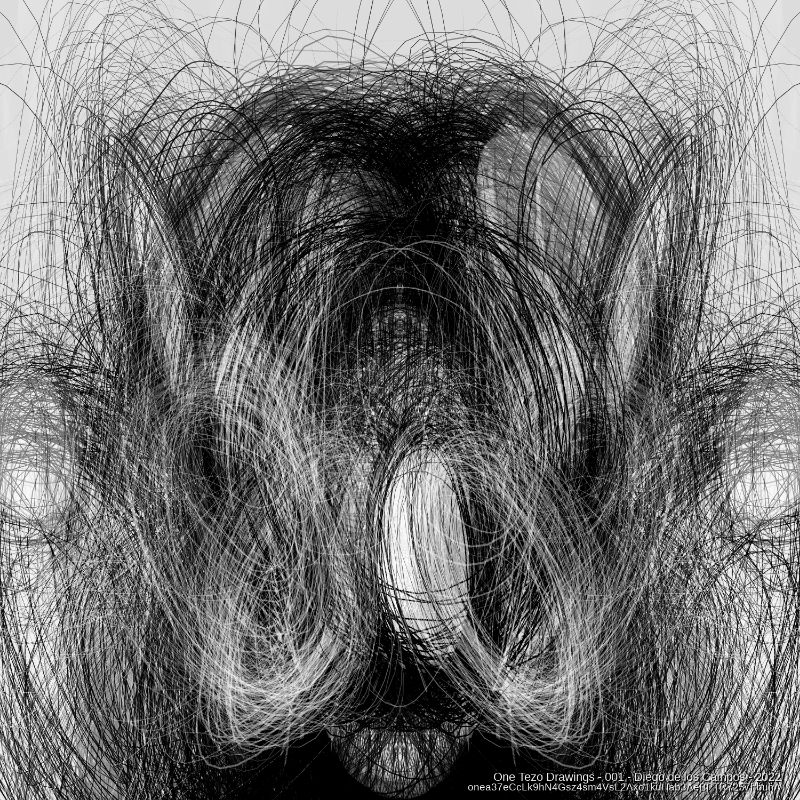 One Tezo Drawings #22 static token preview