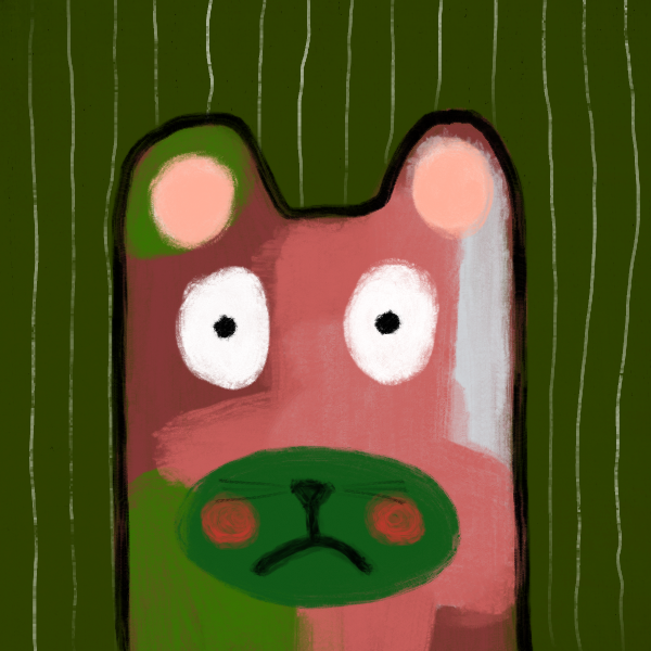 Baby Bearsquiat #6 static token preview