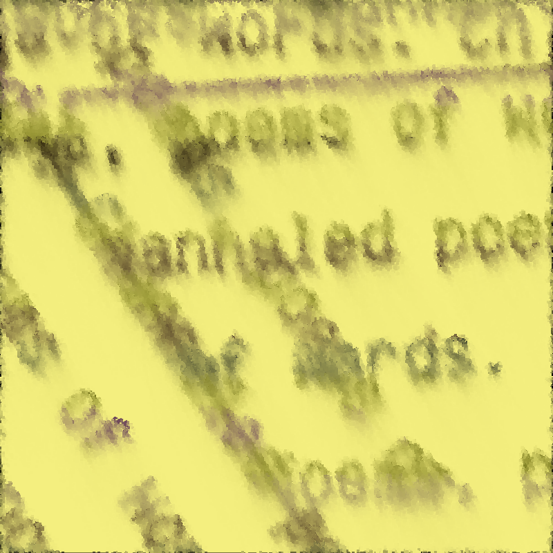 THE WORD AFTER US: An AI poetry unreading #9 static token preview