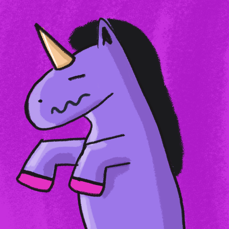 Peculiar unicornos #14 static token preview