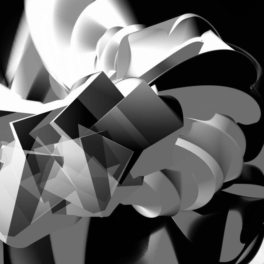 Transparent Evolving Sculpture #6 static token preview