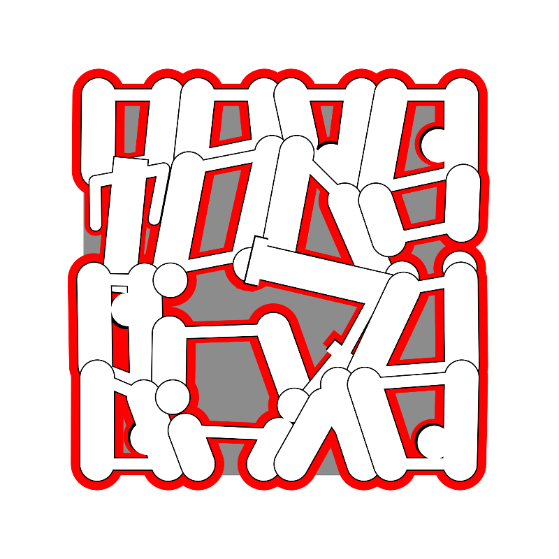 "Alphabetic signs" -WHITE TEST- (Preview) #3 static token preview