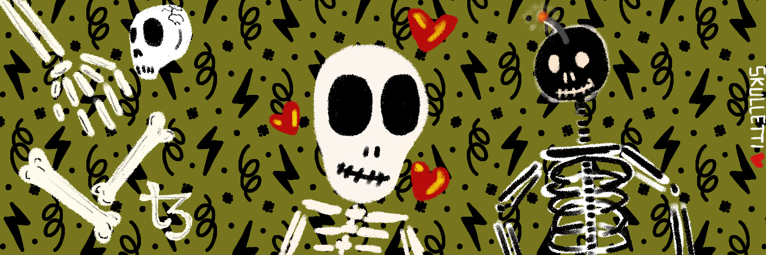 SKULLETTI TWITTER BANNER #115 static token preview