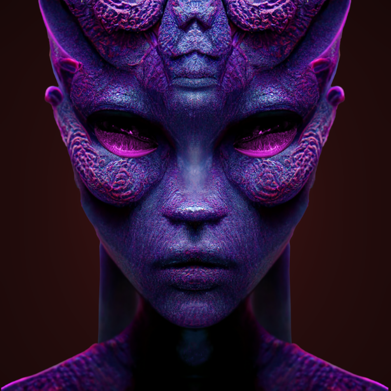 AI Aliens #8 static token preview