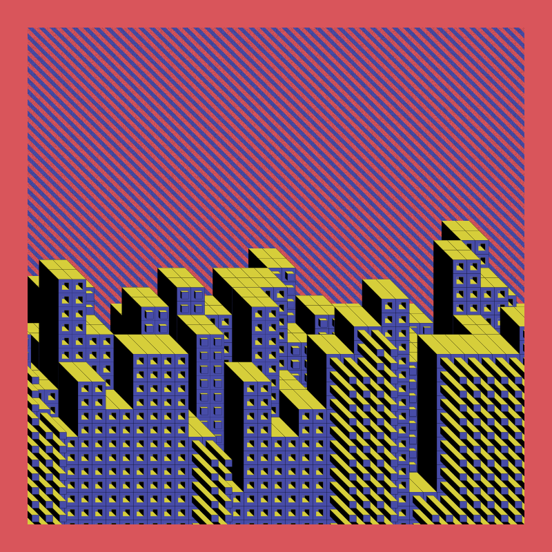 Cube City - Upside Down #12 static token preview