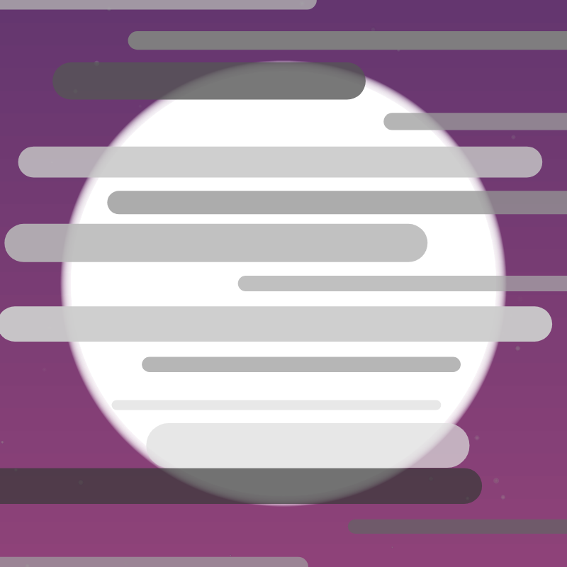 Minimal Moon #6 static token preview