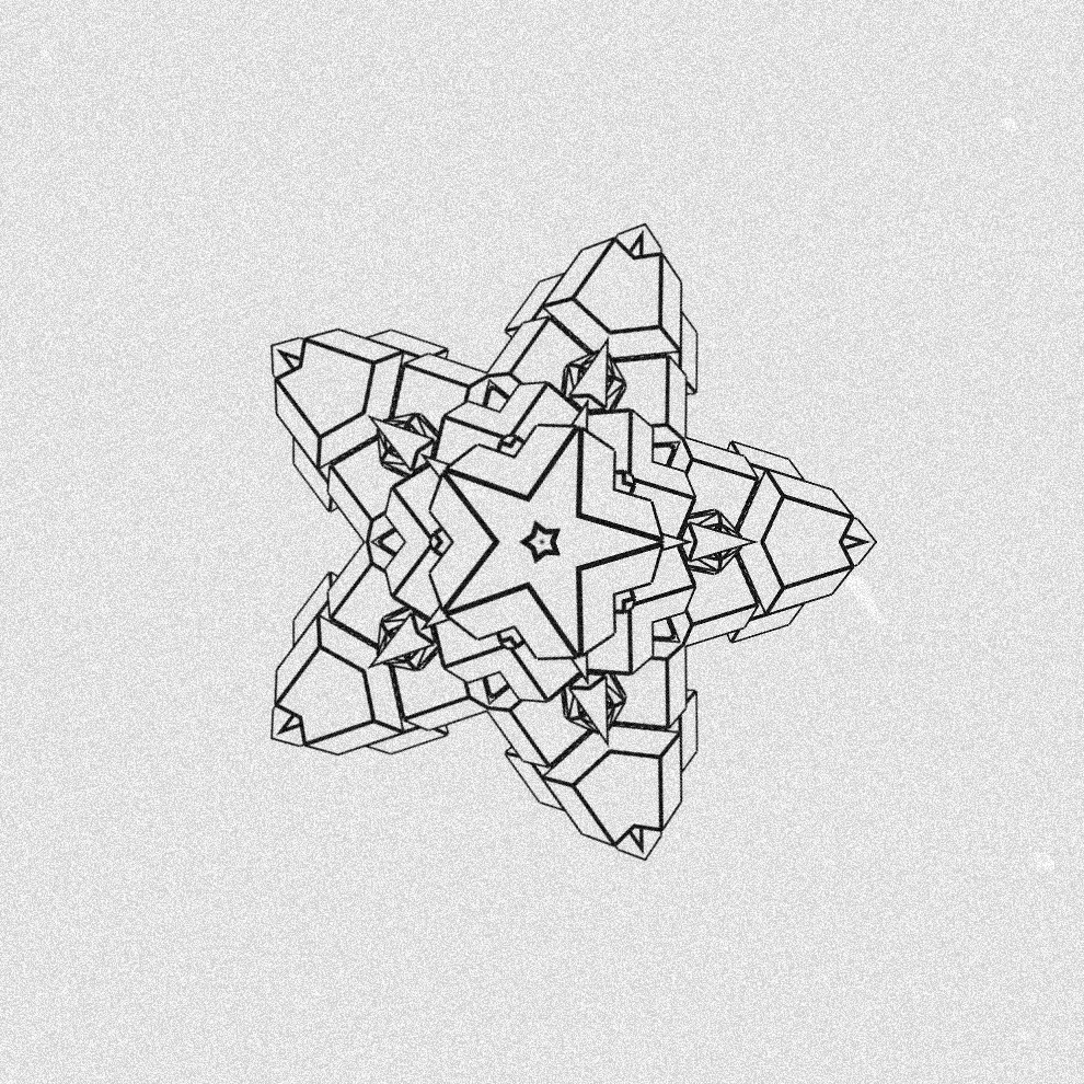 Monochrome Kaleido #1 static token preview