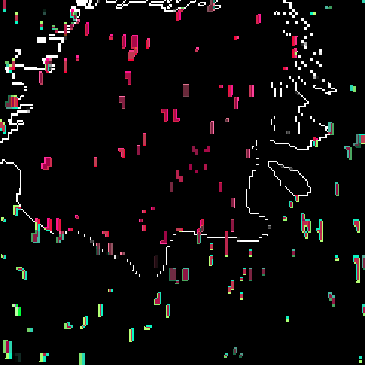 Pixel Topography #7 static token preview