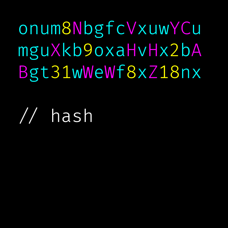 hash #23 static token preview