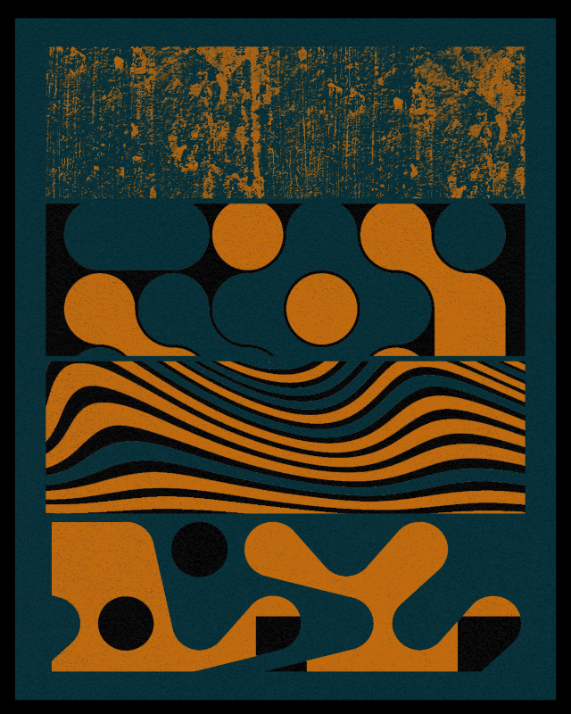 Bauhaus art #orange #12 static token preview