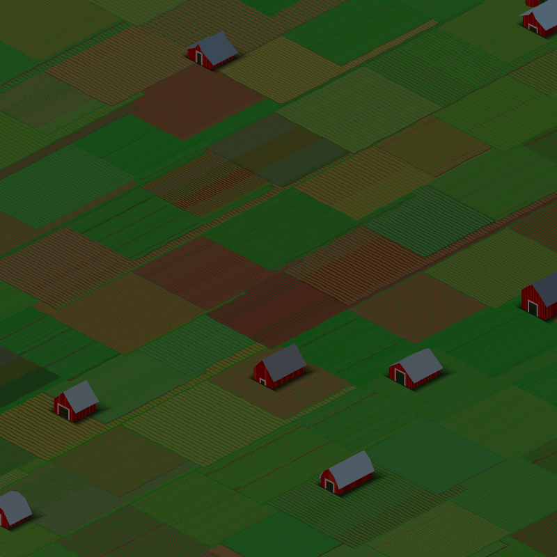 RED FARMS IN A QUIET COUNTY #4 static token preview
