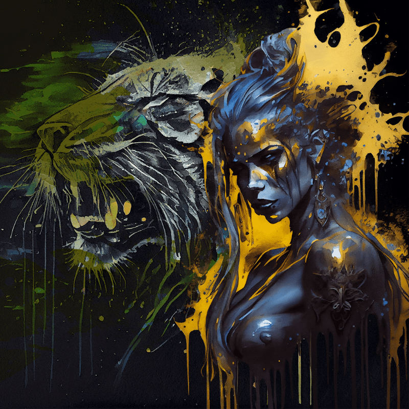 Hera and Tiger #1 static token preview