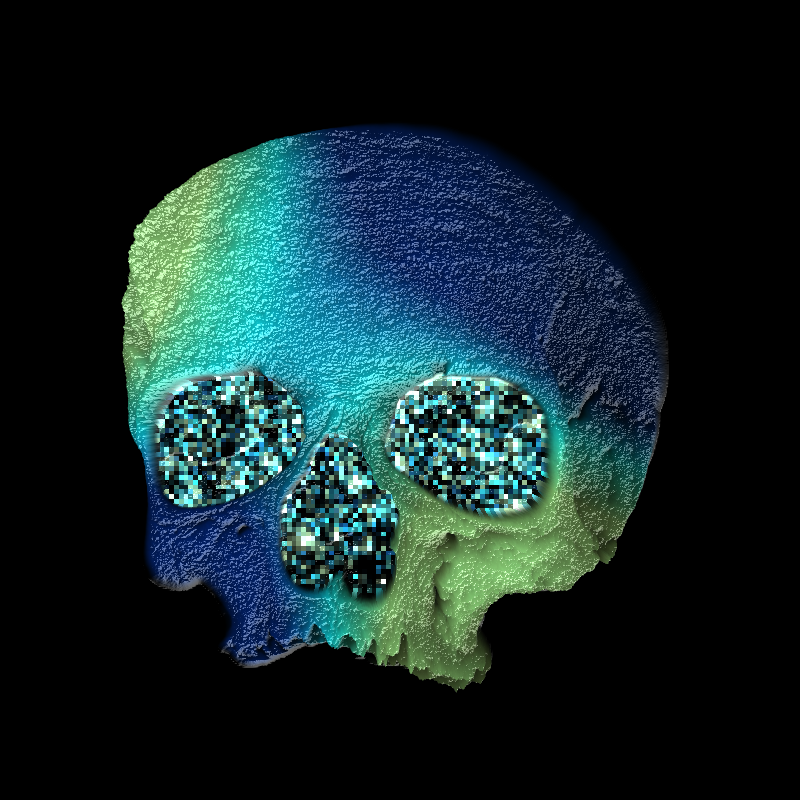 💀ACID SKULL🌈 #17 static token preview