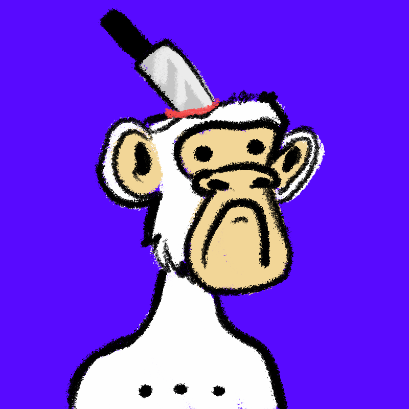 Drawed apes jetski club #6 static token preview