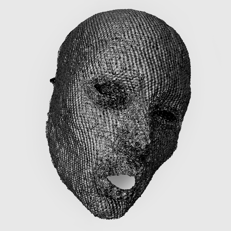 Minima Monochromy Mask #6 static token preview