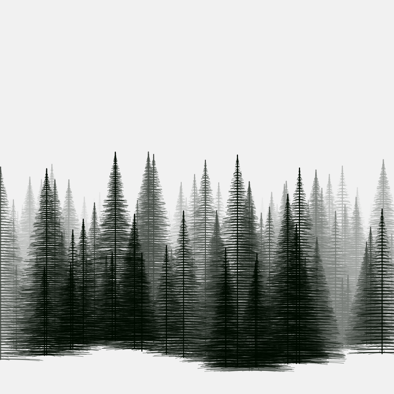 Pine trees in the cold #12 static token preview