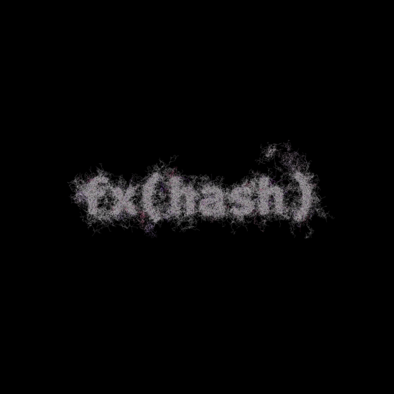 FXHASH Generative Logo #700 static token preview