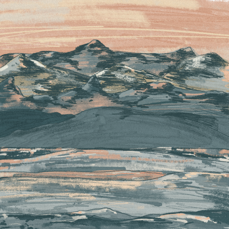 Postcard From The Mountains #14 static token preview