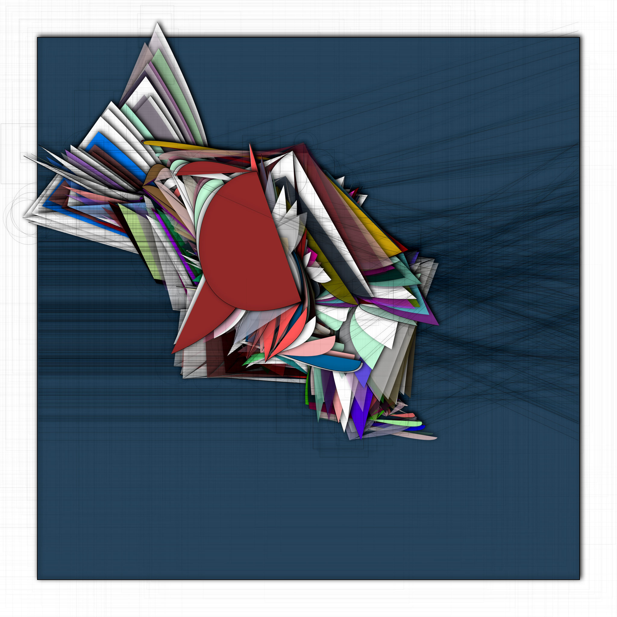 P5Js Thoughts V7 #19 static token preview