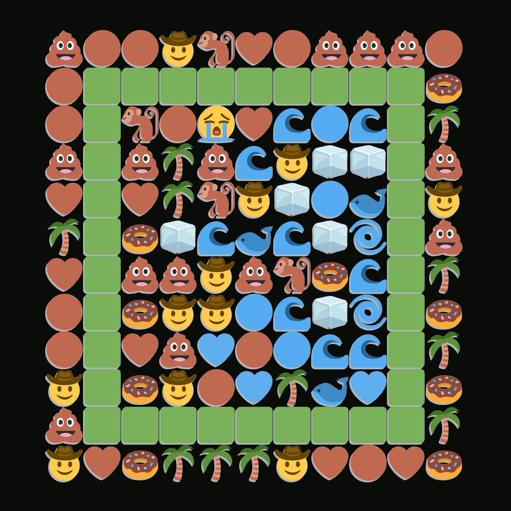 Tilemoji #134 static token preview