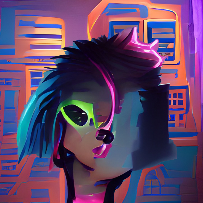 Female hack squad #40 static token preview