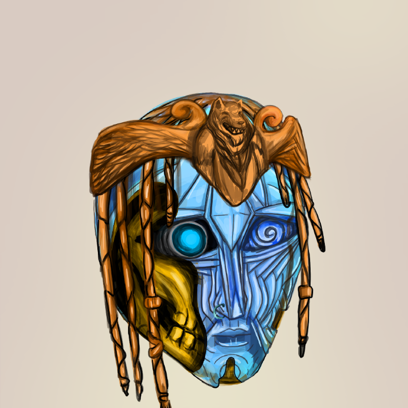 Morixels Colab #3 Ancient smileys #20 static token preview