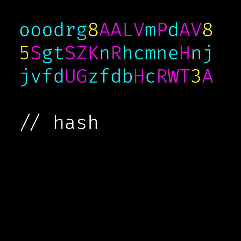 hash #6 static token preview