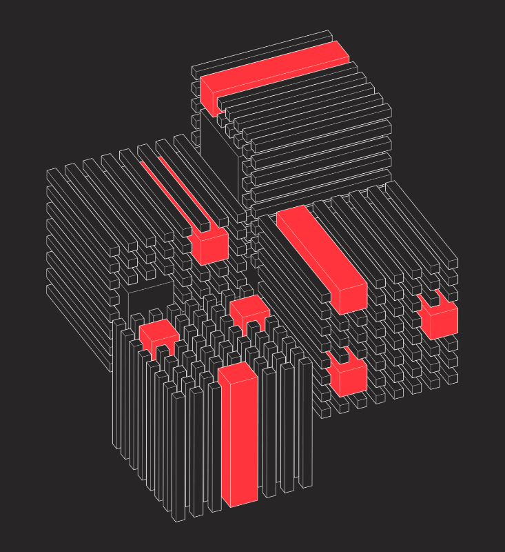Cubick (Neon Red) #6 static token preview